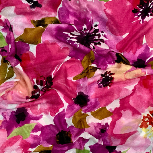 Magenta Dahlia Dreams Hijab