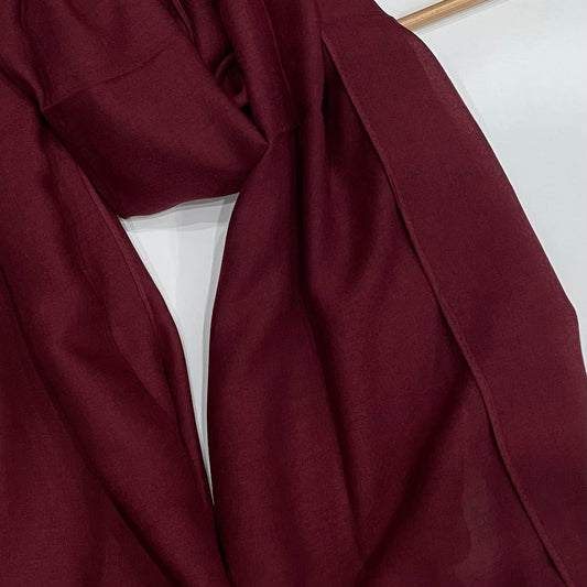 Burgundy Cotton Hijab