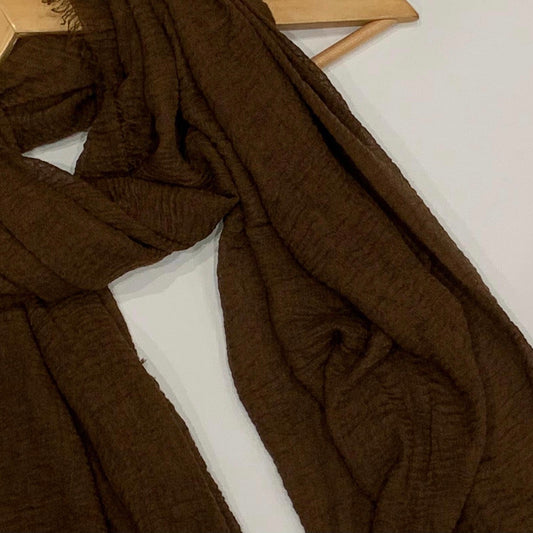 Coffee Crinkle Hijab