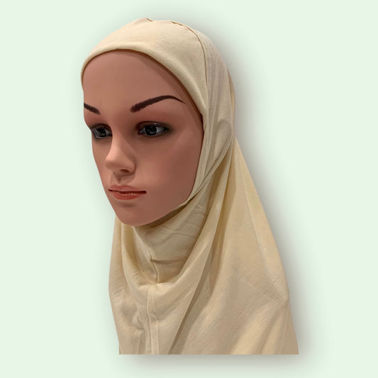 Cream Kids Hijab