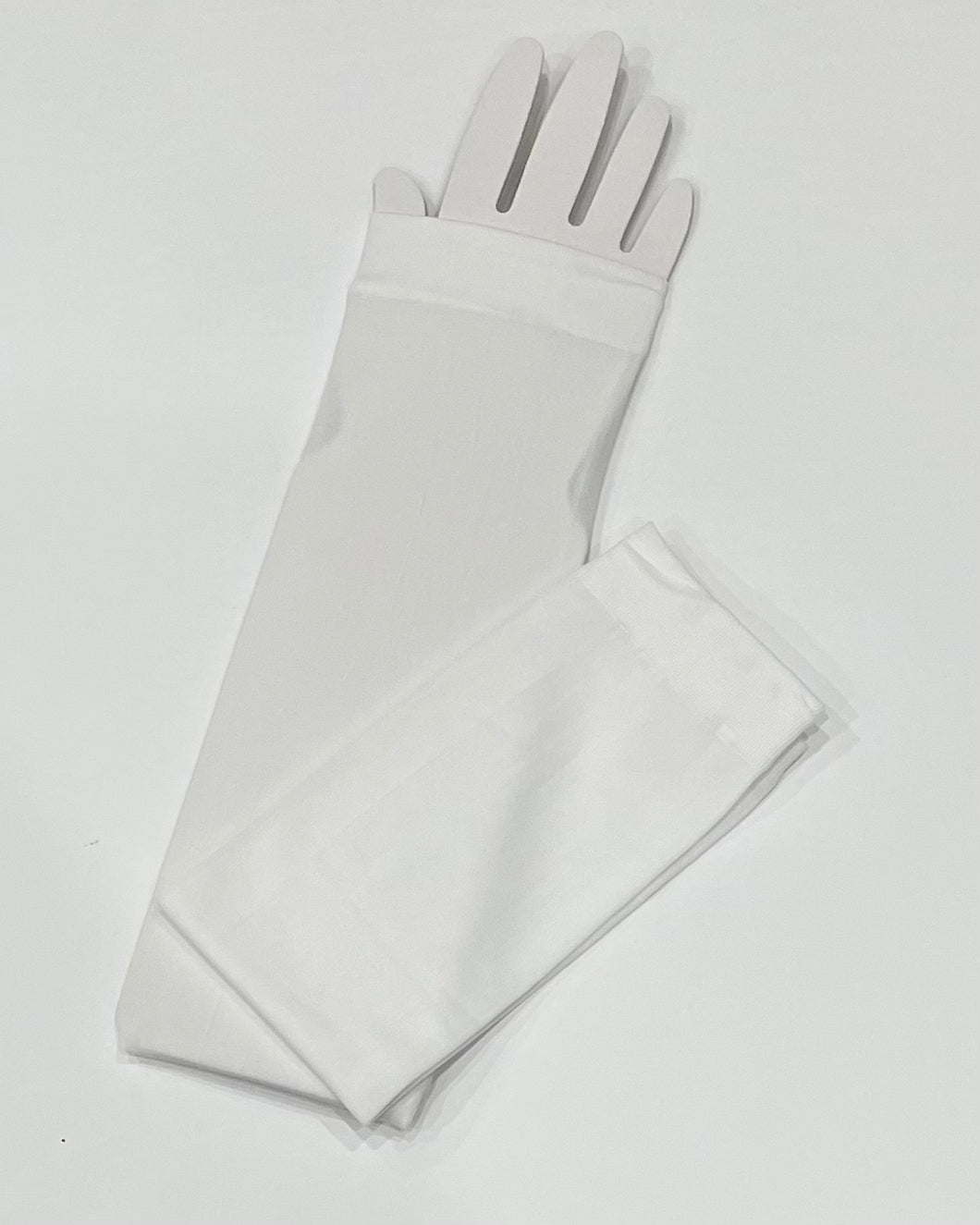 White Pull On Sleeves