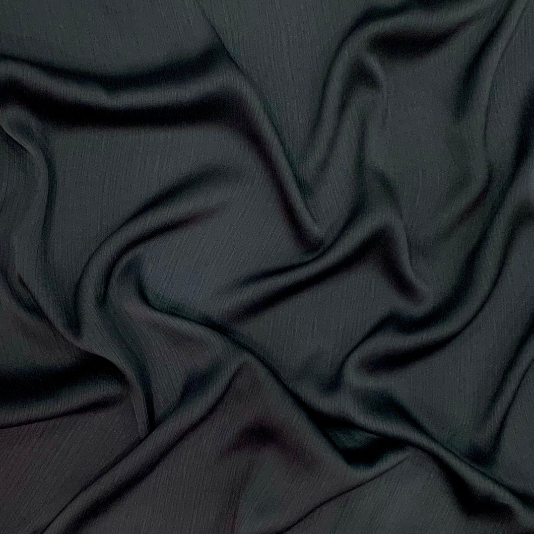 Black Satin Hijab