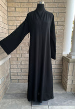 Load image into Gallery viewer, Plain Front Opening Abaya
