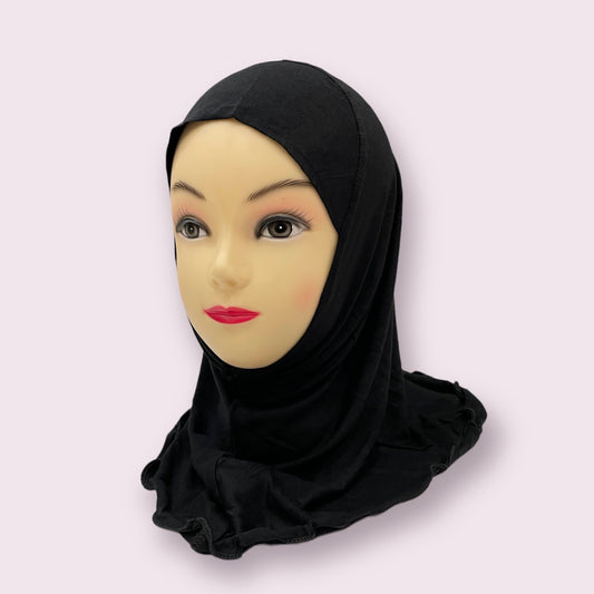 Black Kids Hijab Small